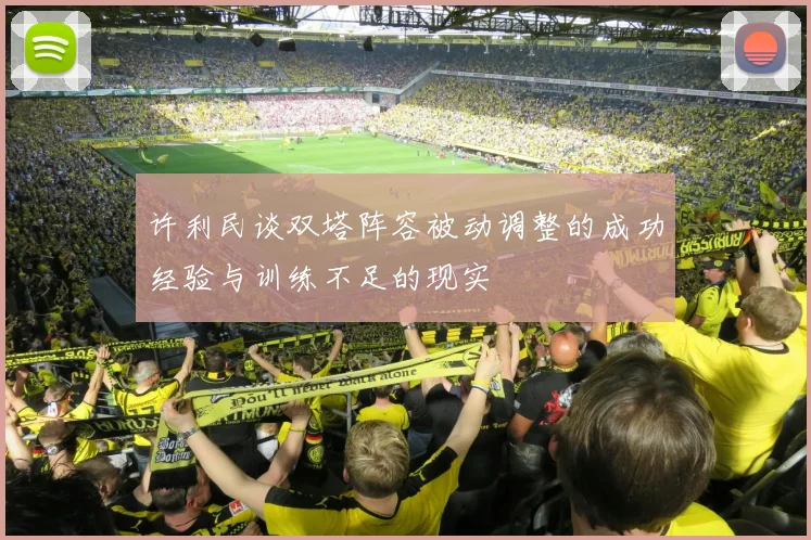 许利民谈双塔阵容被动调整的成功经验与训练不足的现实